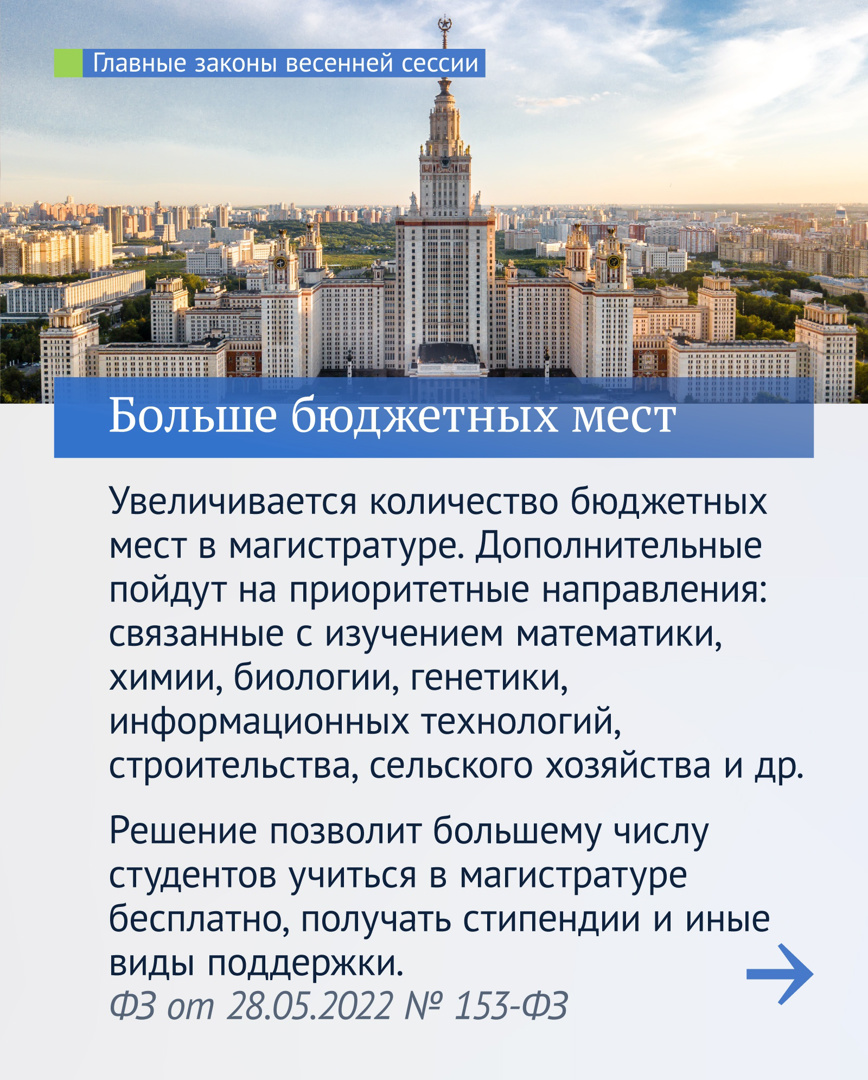 Закон о сессии. Информируем вас